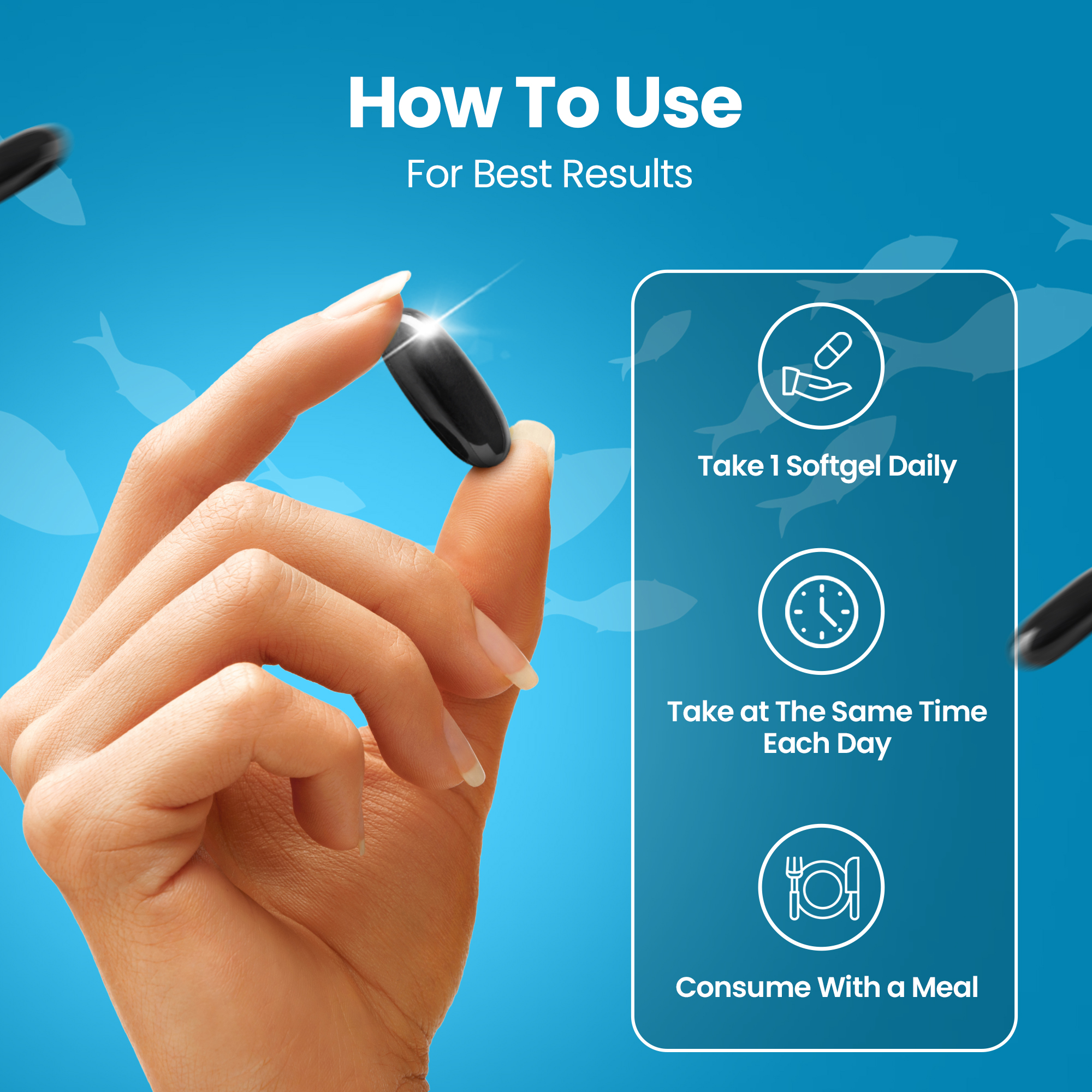 Farry Omega-3 Fish Oil 1000mg with Multivitamins – EPA 180mg, DHA 120mg, 29 Essential Vitamins & Minerals, Ashwagandha – Supports Heart, Bone, Brain & Immune Health – 60 Softgels'