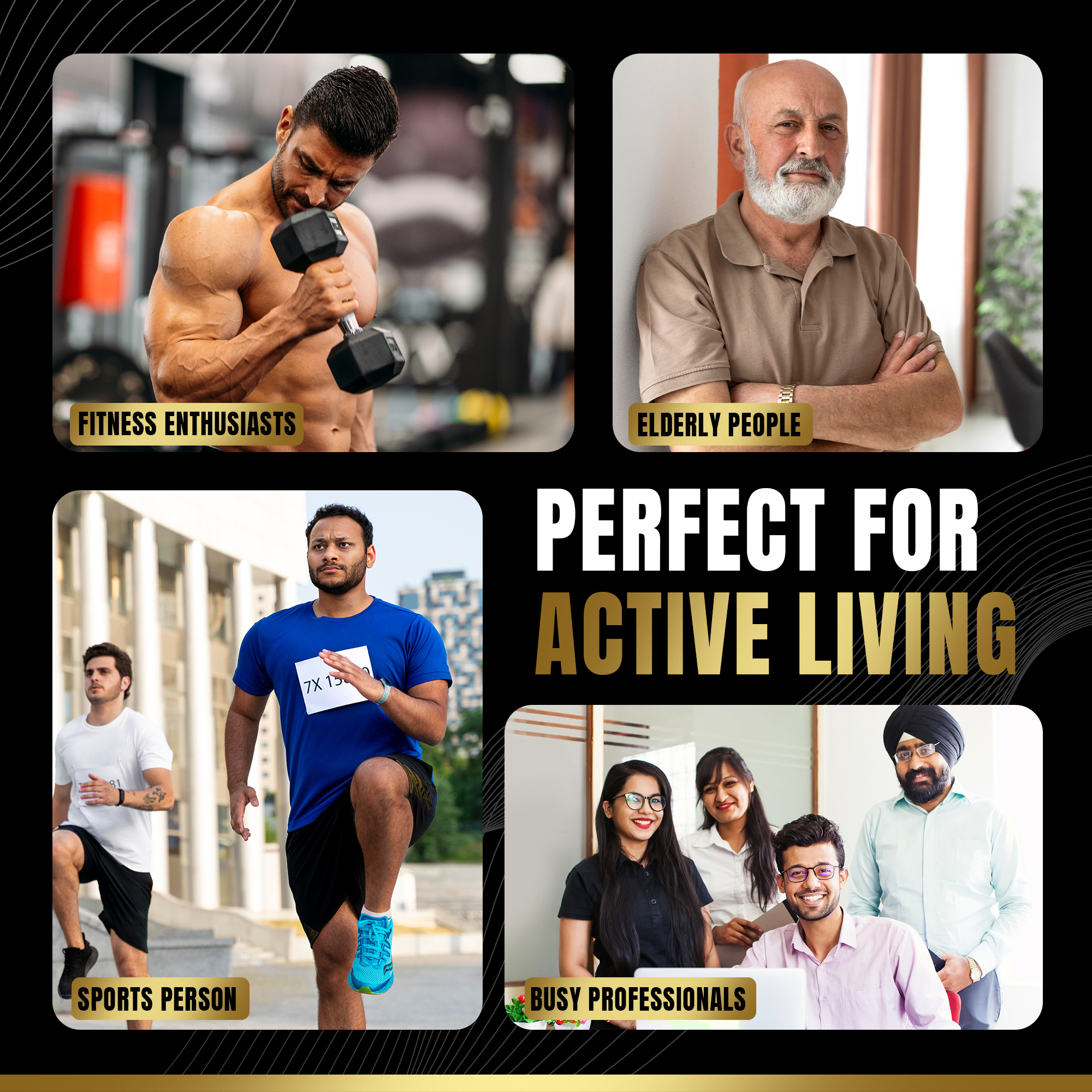 Farry Multivitamin Sports for Men & Women | 61-in-1 Supplement with BCAA, Aminos, Probiotics, Ashwagandha, Ginseng & Green Tea | Energy, Immunity & Strength Boost | 30 Tablets